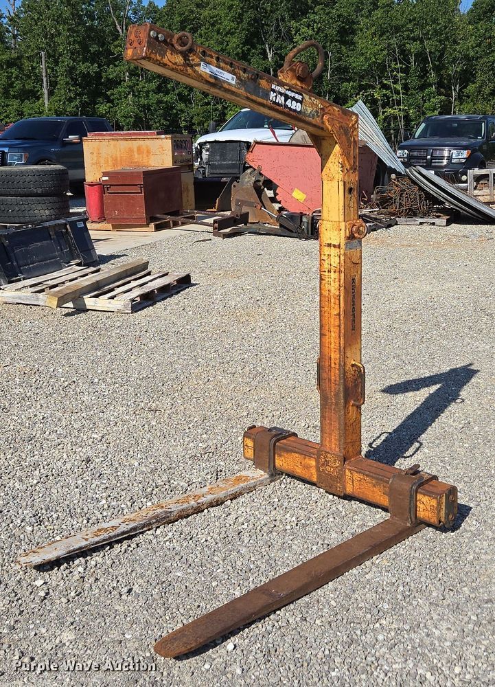 2007 Kinshofer KM420 crane pallet forks - EN2077