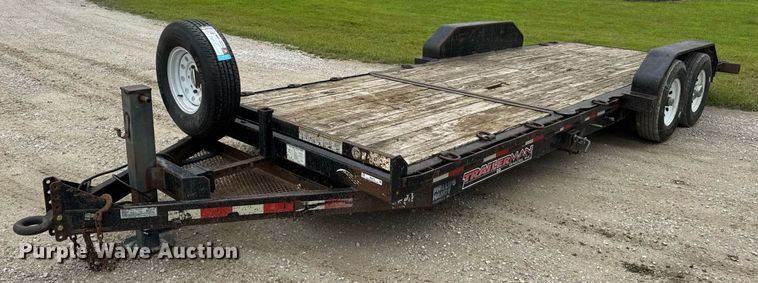 2014 Trailerman tilt deck equipment trailer - EN4673