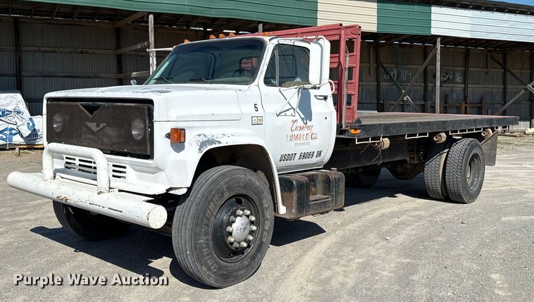 1984 Chevrolet CG70 dump flatbed truck - EU2136