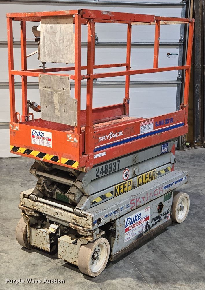 SkyJack Scissor or Vertical Lift Prices. How Much Does a SkyJack