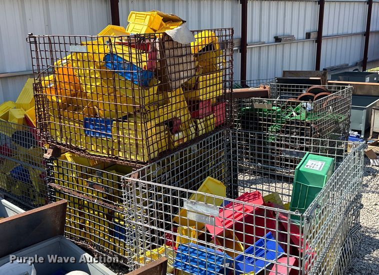 (4) pallets of hardware storage containers - DT3332