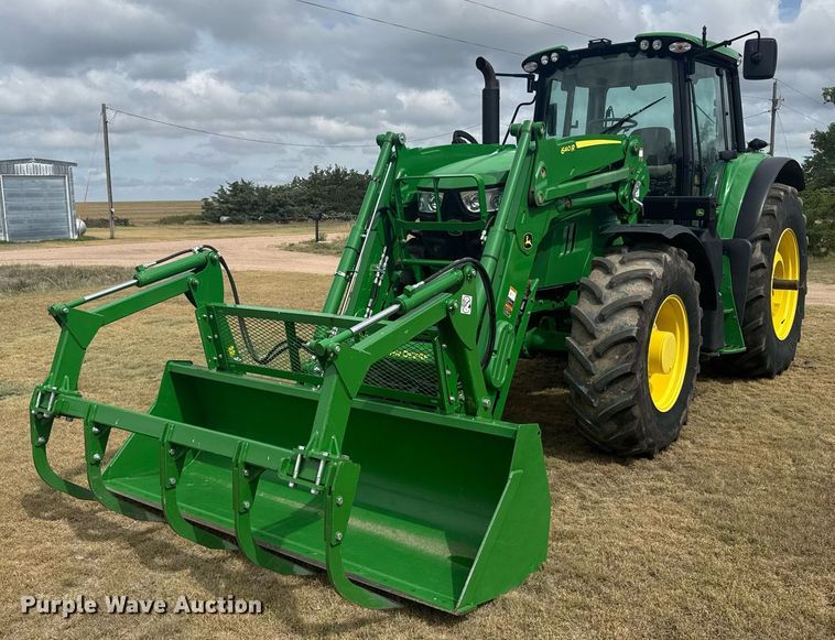 2021 John Deere 6155M MFWD tractor - ER2191