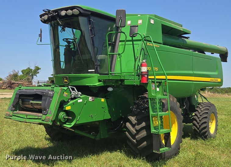 2008 John Deere 9570 STS RWA combine - EV1582