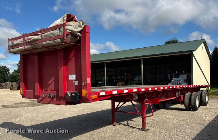 2002 Transcraft TL-2000 flatbed trailer - EF2145