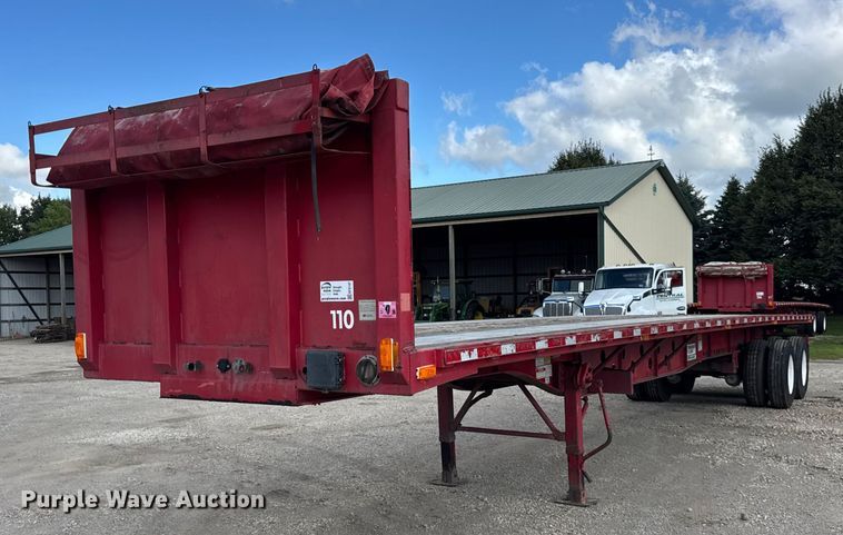 2002 Transcraft TL-2000 flatbed trailer - EF2147