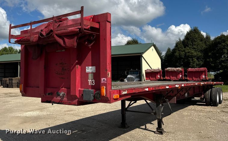 2000 Transcraft TL-2000 flatbed trailer - EF2148