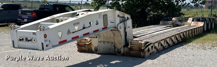 1996 Trail King lowboy equipment trailer - EK8456