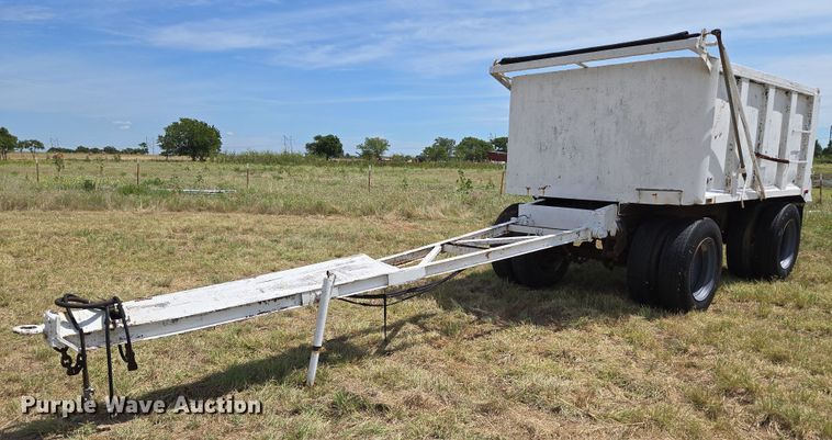 Shop built end dump pup trailer - EU3561