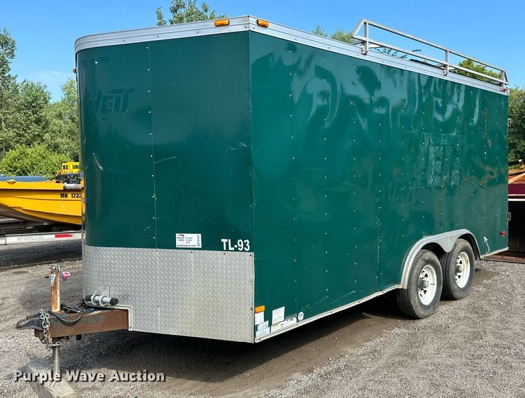 2013 Haulmark TSTV85X16WT3 enclosed cargo trailer - EB2907