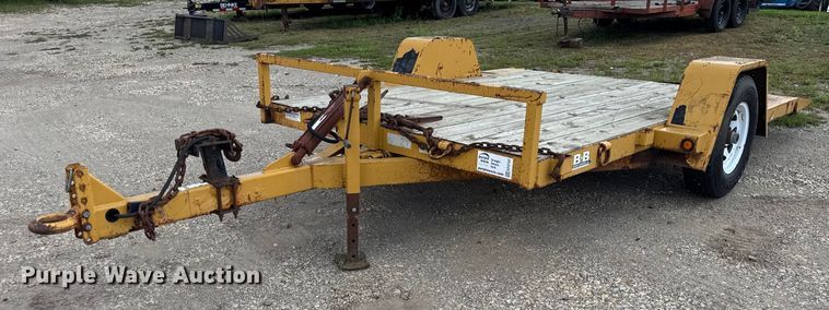 2007 B-B Trailers tilt deck equipment trailer - EF2152