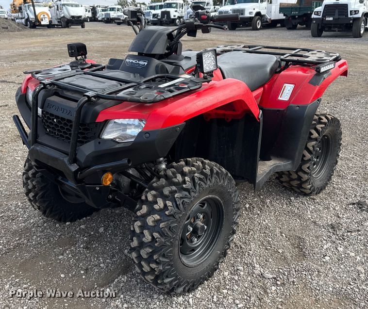 2022 Honda Rancher TRX420FA  ATV - EG2455