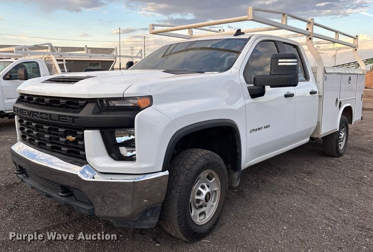 2021 Chevrolet Silverado 2500HD Double Cab utility bed pickup truck - EL6097