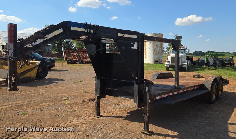 2006 Sage Oil Vac INC flatbed trailer - EU3607
