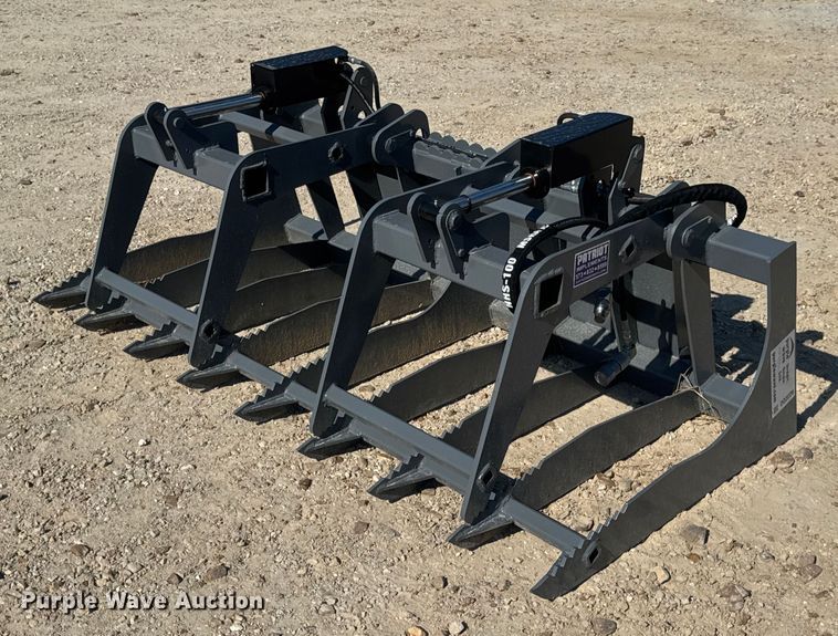 Patriot Implements skid steer grapple bucket - DO2226