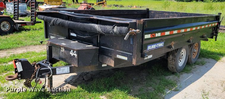 2015 Sure-Trac ST9614HLODOD-B-140 dump trailer - EA2486