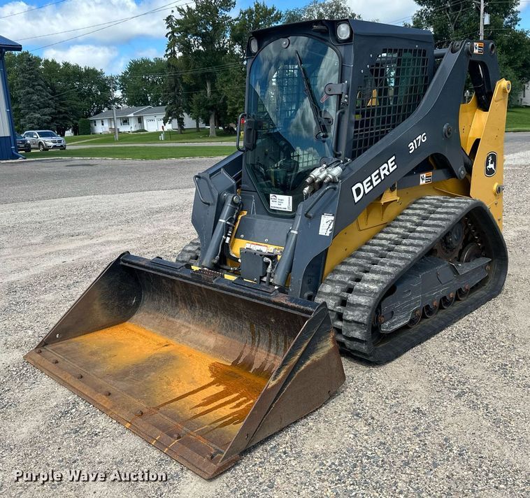 John Deere 317 Tracked Skid Steer Loader For Sale | Purple Wave