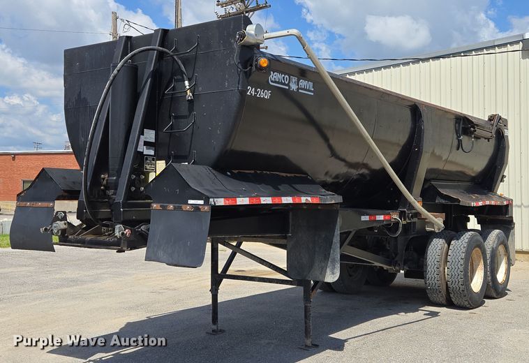 2014 Ranco Anvil 24-26QF end dump trailer - EV1587