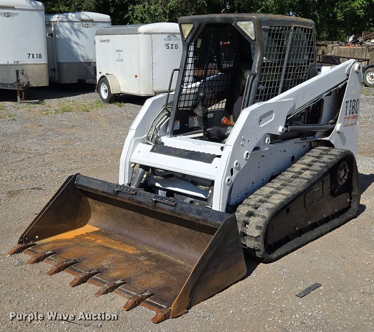 2008 Bobcat T180 tracked skid steer loader - EV1595