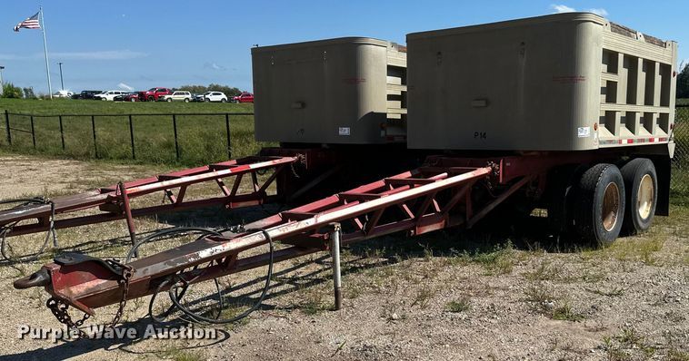 1994 Clement end dump pup trailer - EB2905