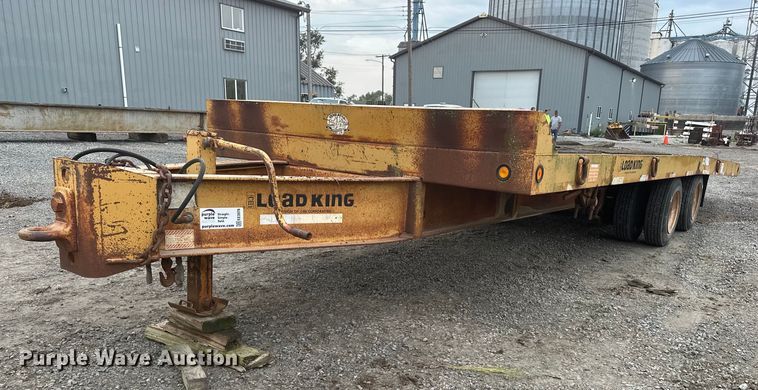 1996 Load King 202TT tilt deck equipment trailer - EE3978