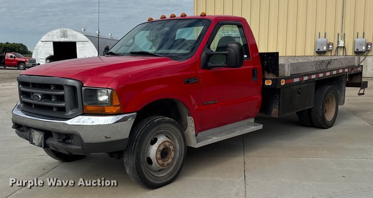 2000 Ford F450 Super Duty  flatbed truck - EM2319