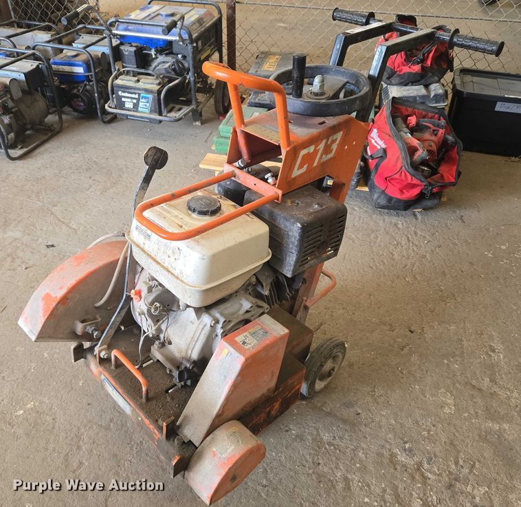 Norton C13 walk behind concrete saw - EU3657