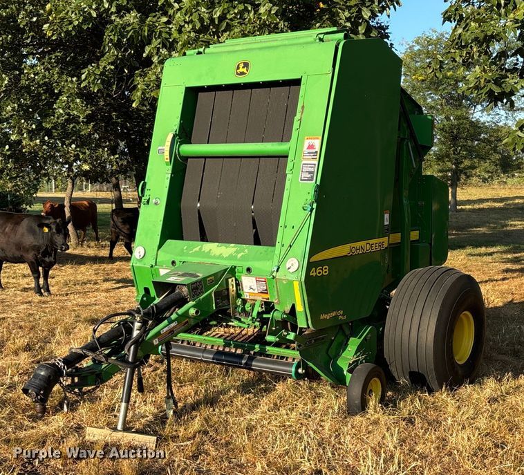 2008 John Deere 468 MegaWide Plus round baler - EN5571