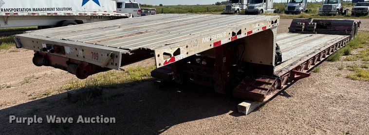 2013 Trail King TK60MG double drop deck equipment trailer - EP0515