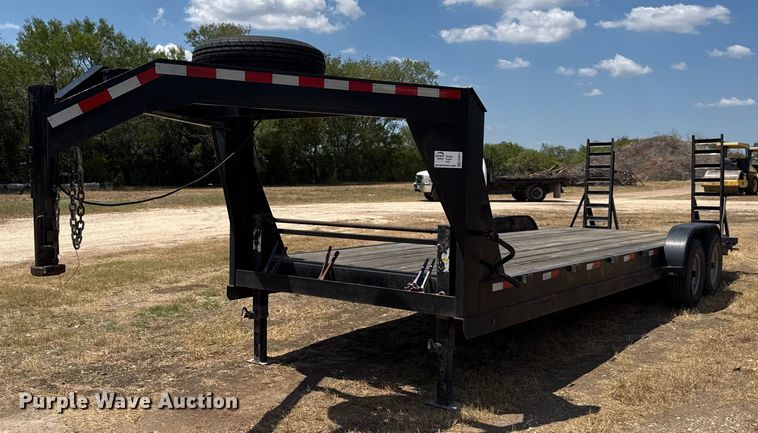 2022 C and M Trailers 83X24 GN 7K equipment trailer - ED5874