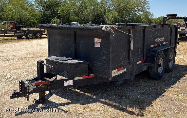 2017 Texas Pride dump trailer - ED5876