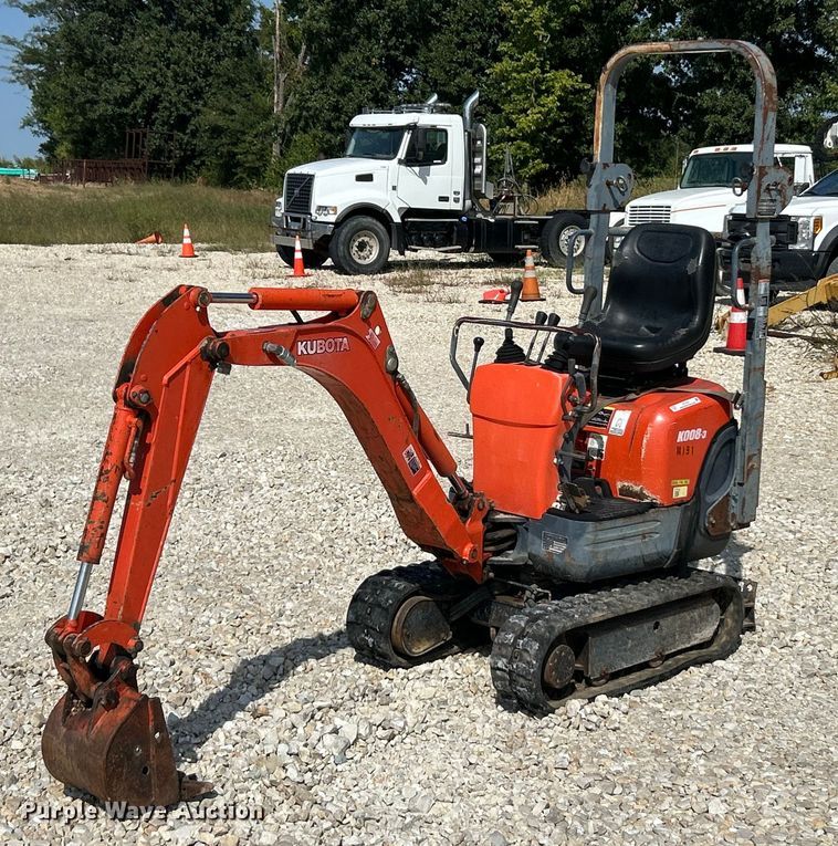 Kubota K008-3 Mini Excavators For Sale | Purple Wave Auction