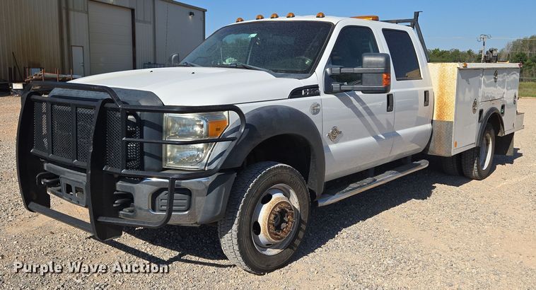 2012 Ford F550 Super Duty Crew Cab utility / service truck - EU3628