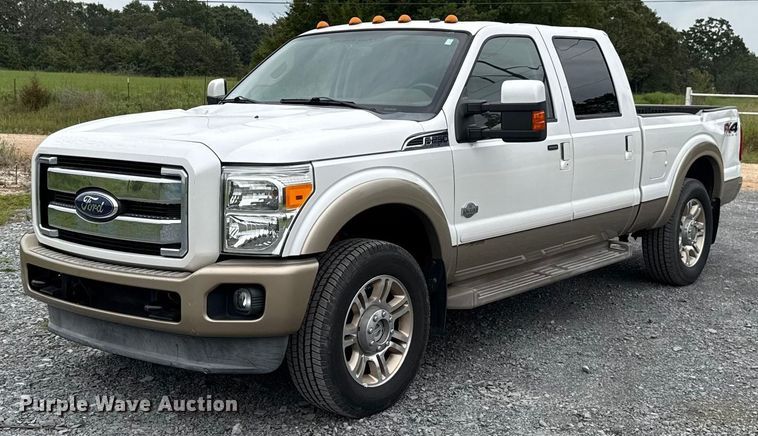 2012 Ford F250 Super Duty King Ranch Crew Cab pickup truck - GH9315