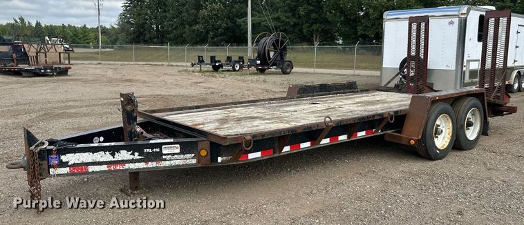 2011 Towmaster T14D equipment trailer - DT6353