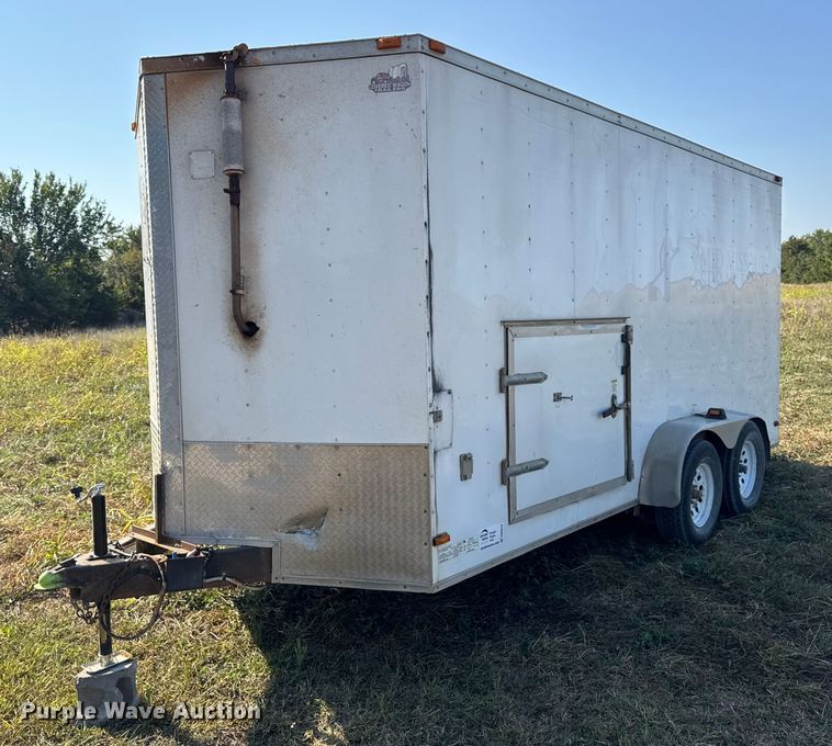 2014 Covered Wagon  CE7X16TA2 spray foam enclosed trailer - DW6618
