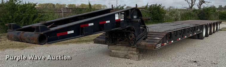 2013 Pratt Industries MD605A lowboy equipment trailer - DX5699