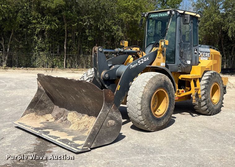 John Deere 524K Wheel Loaders For Sale | Purple Wave Auction