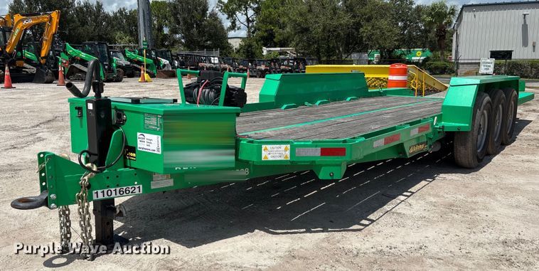 2024 Kemco U-24 tilt deck equipment trailer - EC3772