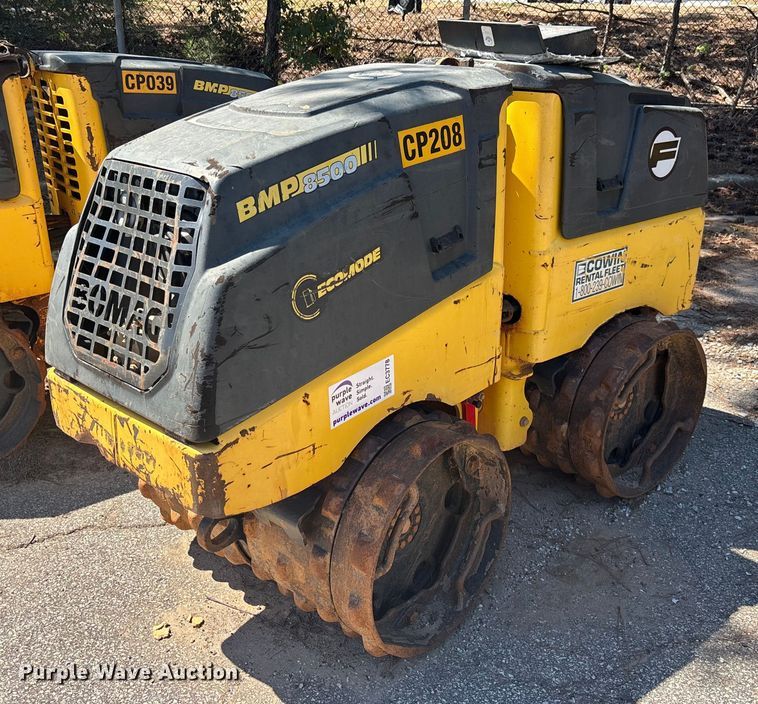 2019 Bomag BMP 8500 trench compactor - EC3778
