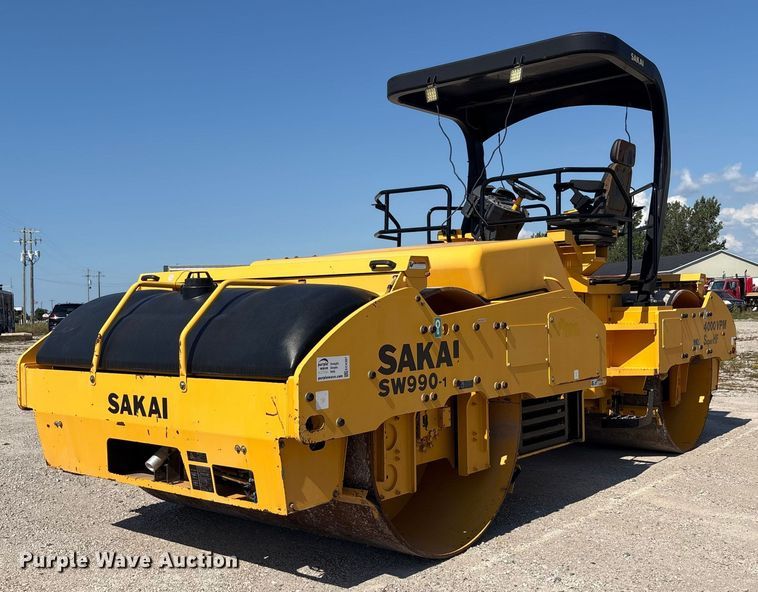 2016 Sakai SW990-1 double drum vibratory roller - EC4397