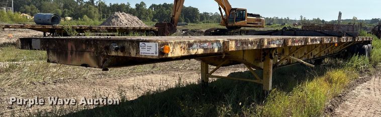 1984 Transcraft TL90K-45 flatbed trailer - ED5890