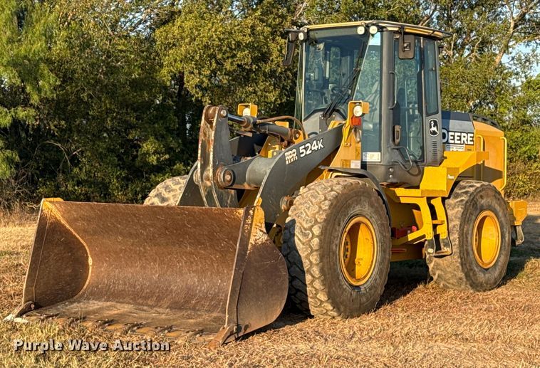 John Deere 524K Wheel Loaders For Sale | Purple Wave Auction