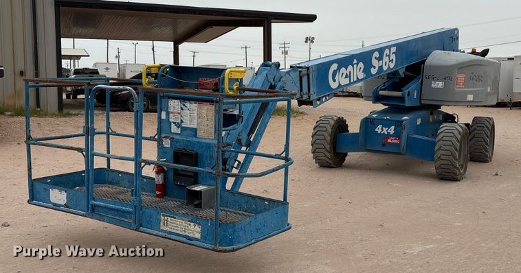 2014 Genie S-65 boom lift - EF5992