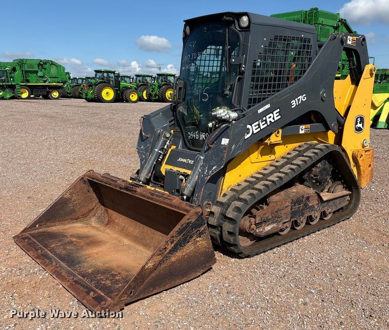 2017 John Deere 317G tracked skid steer loader - EM0593