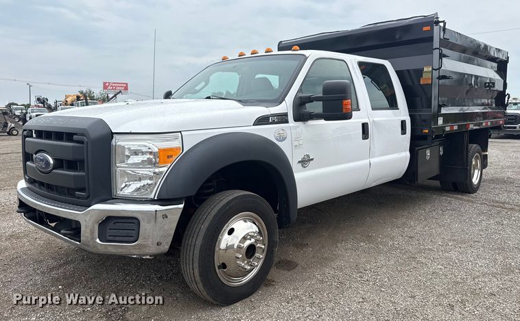 2016 Ford F550 Super Duty Crew Cab dump truck - NU9603