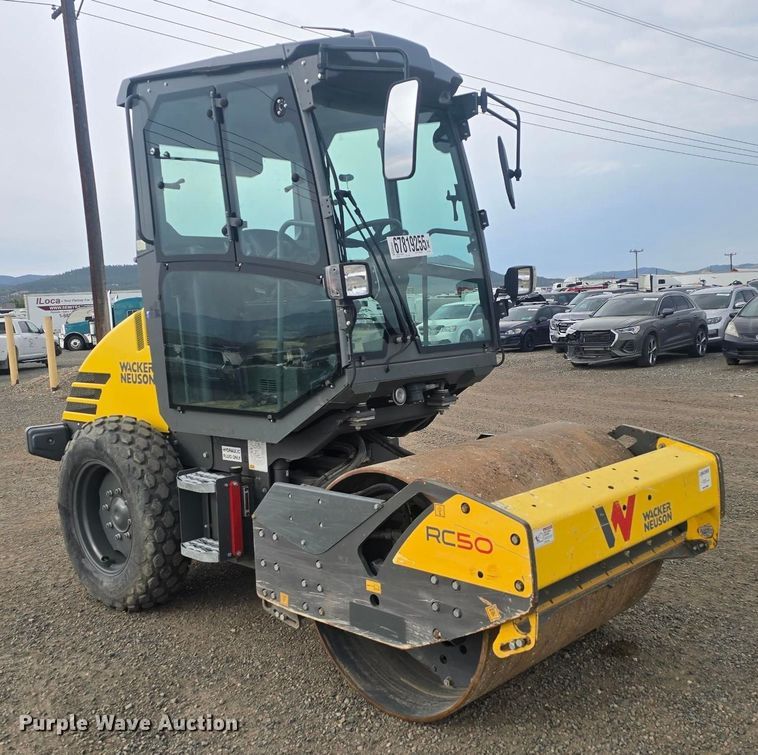 2020 Wacker Nuson RC50 single drum vibratory roller - YA0854