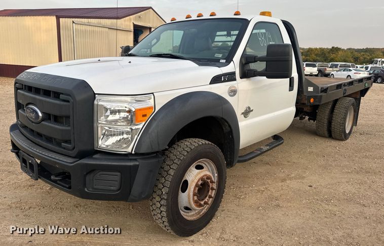 2013 Ford F450 Super Duty XL flatbed truck - DO2265