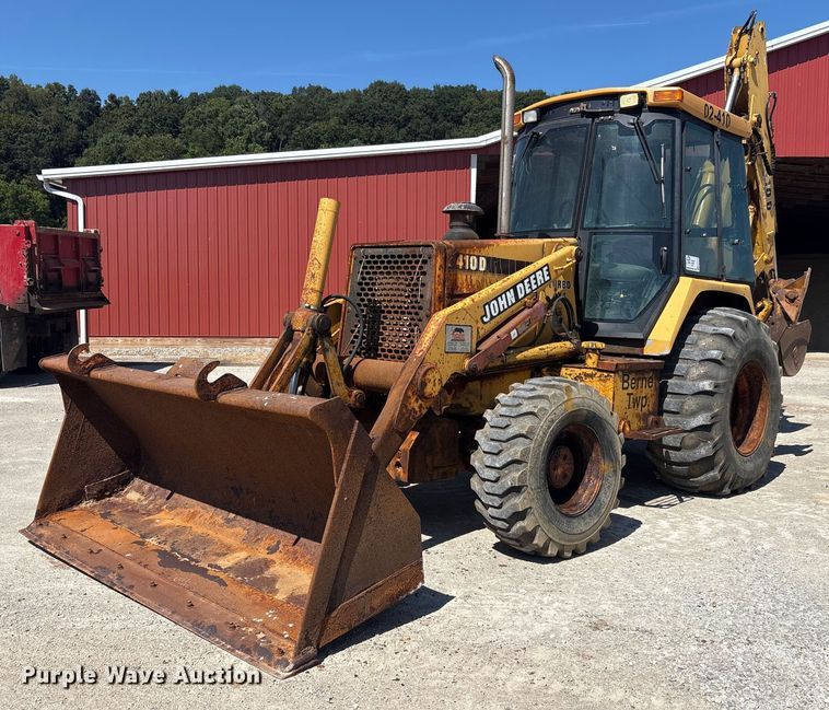 1995 John Deere 410D backhoe - EC4414