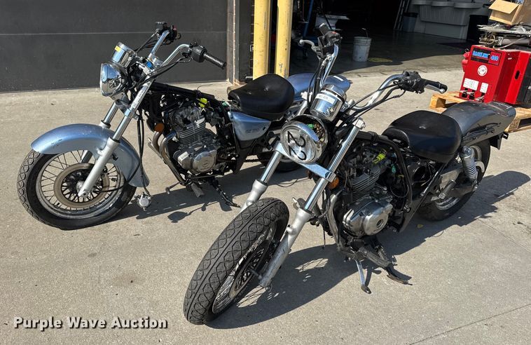 (2) Suzuki GZ250 motorcycles - EH7480