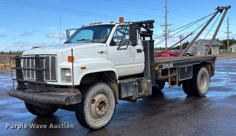 1992 CHEV Flatbed Winch Truck winch truck - ET4642